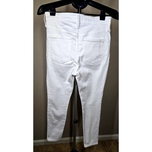 Madewell Womens Jeans White Curvy High Rise Skinny Sz 29 Petite - Picture 2 of 9